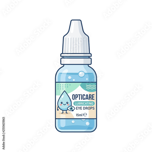 Cute Eye Drop Bottle with 