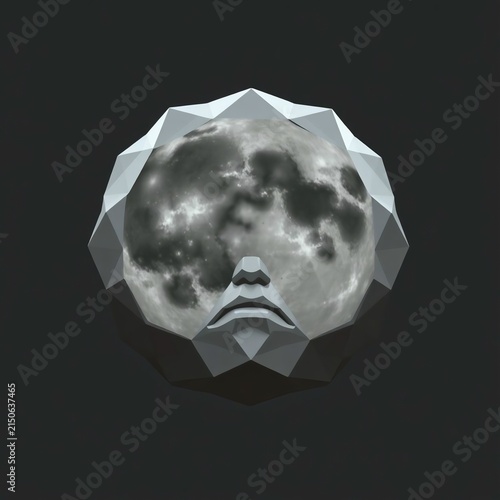 diamond on black background