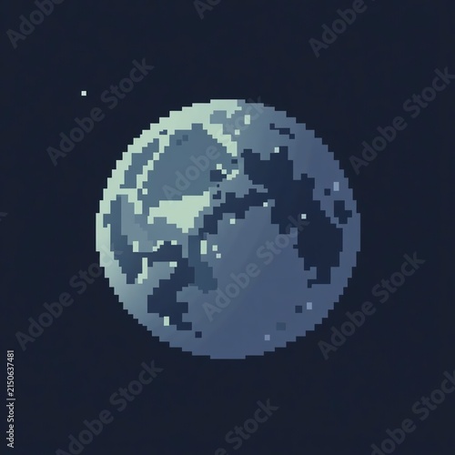 earth and moon