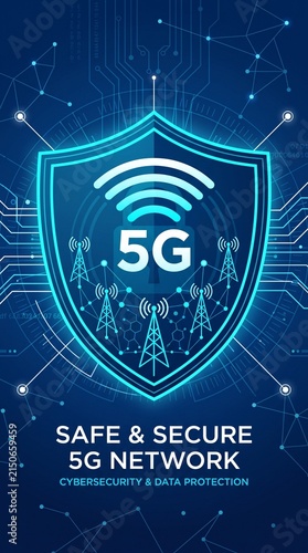 An enterprise Identity and Access Management (IAM) vector design presenting a central shield containing a keyhole silhouette, surrounded by interconnected data nodes. For smartphone design
