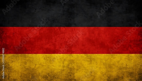 Distressed grunge flag of germany background