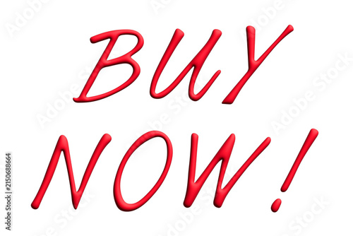 Buy now lettering 3d word Template for marketing ad, print, web, banner, poster, flyer