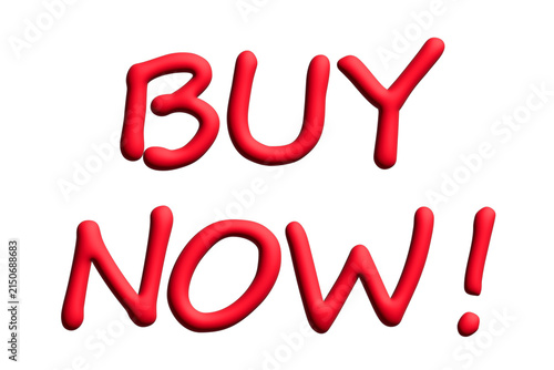 Buy now lettering 3d word Template for marketing ad, print, web, banner, poster, flyer