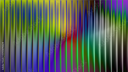 Abstract colorful vertical lines pattern with vibrant rainbow gradient colors and digital glitch effect