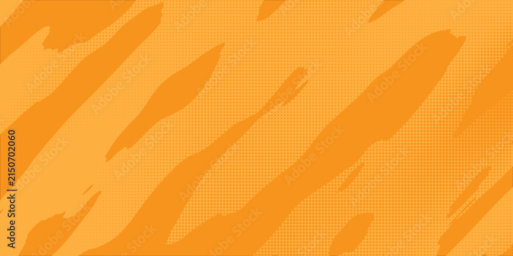 Fototapeta premium Creative Orange halftone dot pattern background vector illustration. background eps10