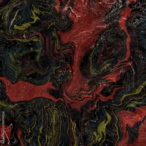red and green abstract