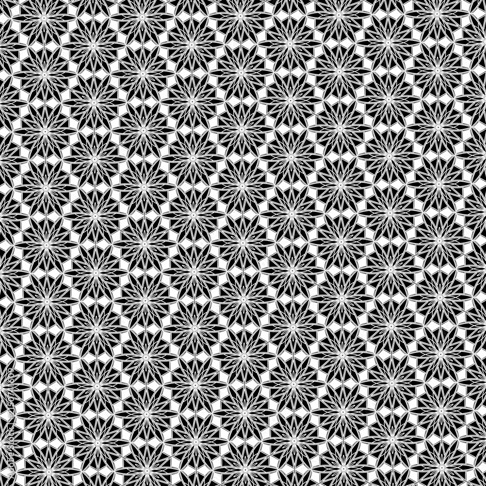 Fototapeta premium black and white pattern background