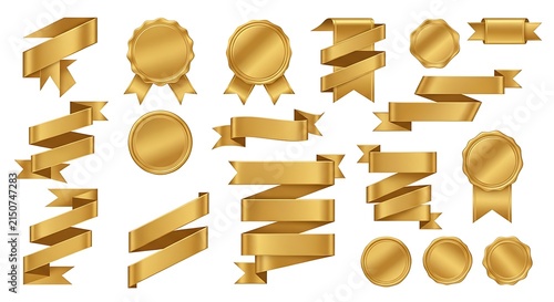 Golden Ribbon Collection for Celebrations and Decorations