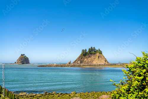 First Beach and Quillayute River Mouth in La Push, Washington
