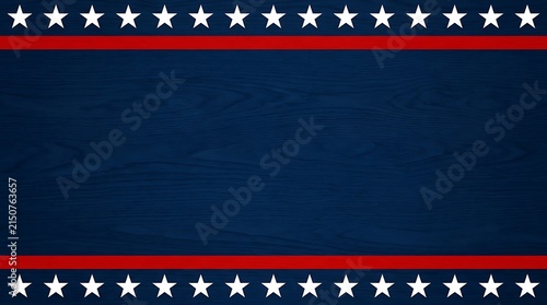 Patriotic blue background with white stars and red stripes perfect for celebrating labor day 2026 holiday events