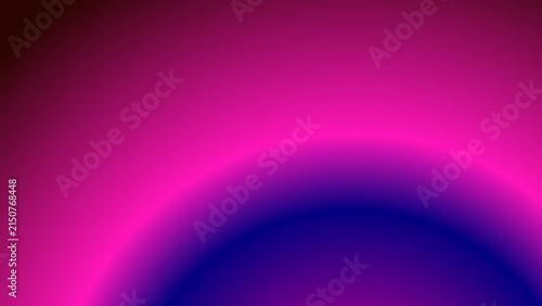 Abstract vibrant neon pink and deep blue radial gradient background with curved lighting effect for modern tech presentation and digital graphic design