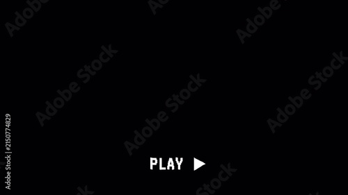 Retro vhs video camera recording overlay with play and timecode displa