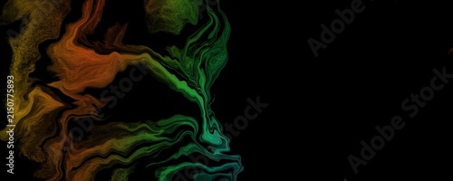smoke on black background