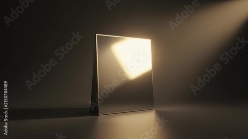soft light transition in empty minimalist interior space