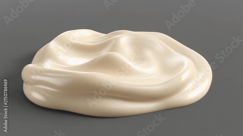 smooth clay shaping process in slow motion close-up