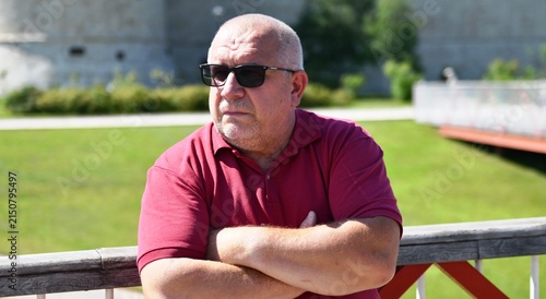 Foto portrait of senior man