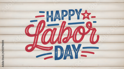 A small chalkboard sign hanging in a window announcing that the business is closed for labor day