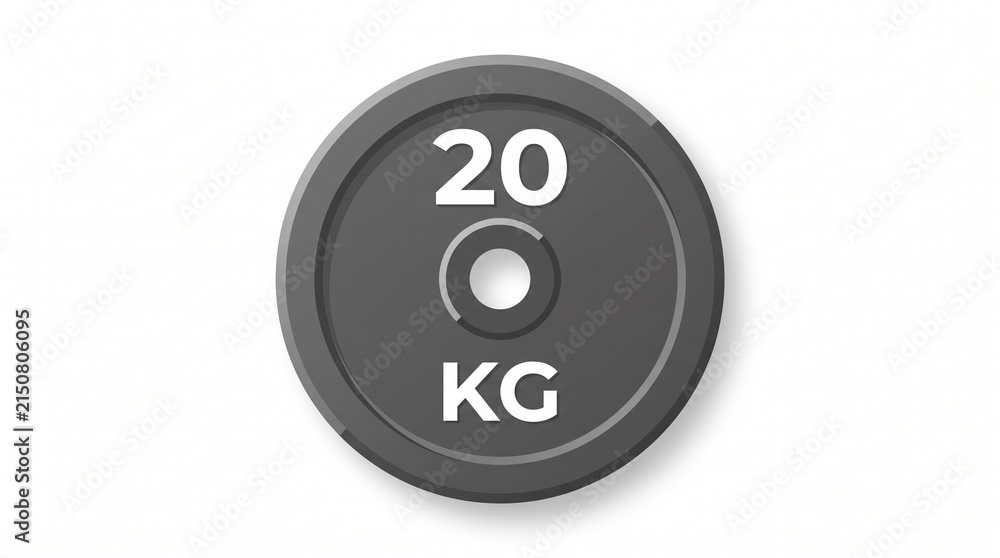 Obraz premium number eight on white background