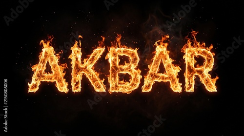 fire sign on black background