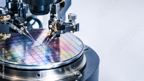 Semiconductor Wafer Testing with Precision Probe Station