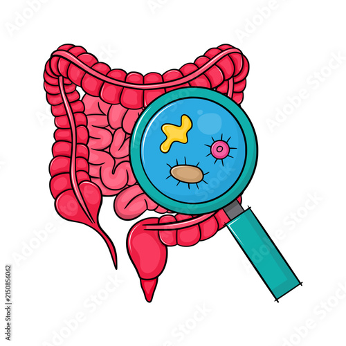 Diarrhea handdrawn illustration