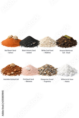 Various spices arranged by flavor.