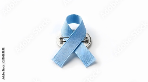 Blue Awareness Ribbon Pin for Support and Solidarity