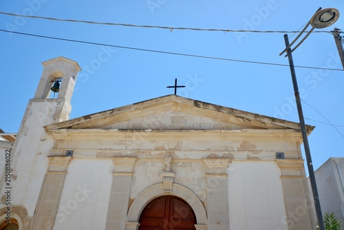 Obraz na płótnie Church of San Giuseppe, Sampieri, Sicily – Historic Catholic Landmark