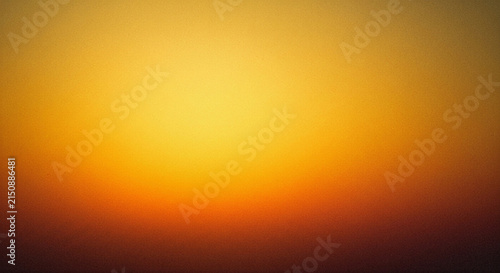 A blurred gradient background transitions from warm yellow hues to deep reddish orange tones high-quality