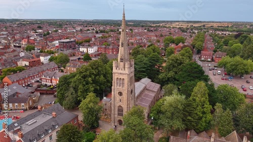 The St Peter and St Paul's Church, located in Kettering, Northamptonshire.