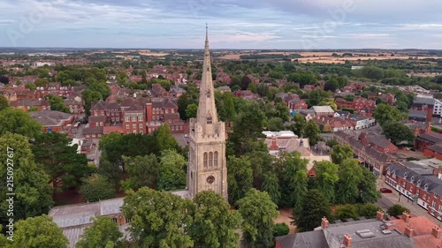 The St Peter and St Paul's Church, located in Kettering, Northamptonshire.