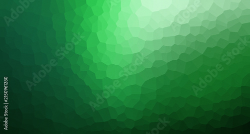 Foto Abstract green low poly mosaic background, modern polygon crystal geometric patt
