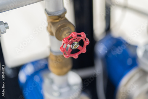 Принти на полотні Water shut-off valve Shut-off valves for pipelines of water systems valve on the water pipe