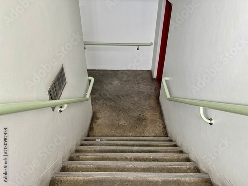 Fire escape stairs Inside Building