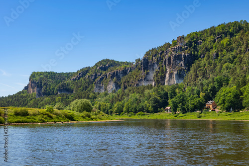 Obraz na płótnie Saxon Switzerland National Park Landscape In Germany