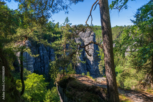 Obraz na płótnie Saxon Switzerland Landscape In Germany