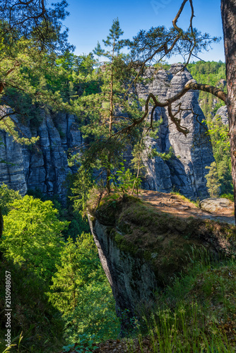 Obraz na płótnie Saxon Switzerland Landscape In Germany
