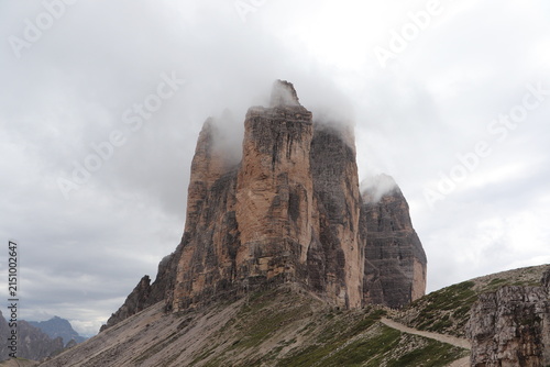 Włoskie Dolomity - park przyrody Tre Cime di Lavaredo
