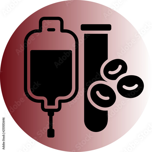 Blood Donation and Hematology Medical Illustration