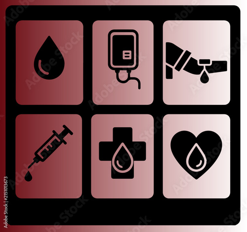 Blood Donation and Hematology Medical Illustration