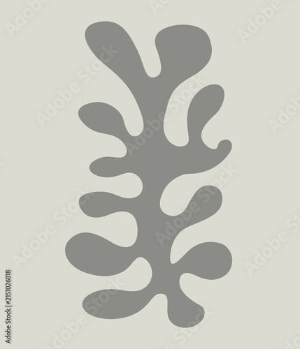 Beautifully undulating, minimalist, fluid silhouette