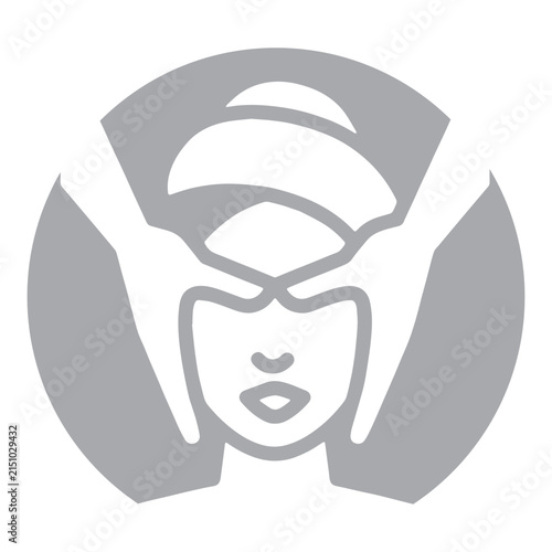 Facial Massage Treatment Icon for Spa and Wellness