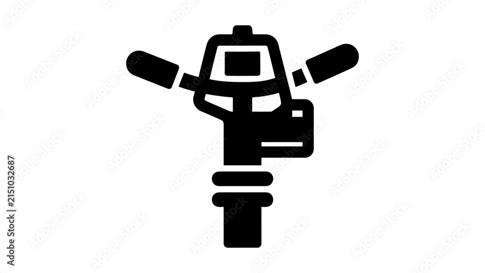 Fototapeta premium Air Fryer Icon Vector