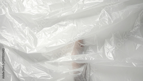 Transparent Plastic Sheet Texture