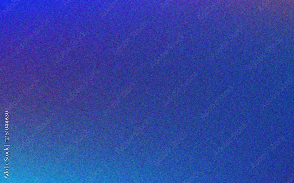 Naklejka premium Deep serene blue to subtle light blue gradient with a purple hint and fine grain for elegant compositions