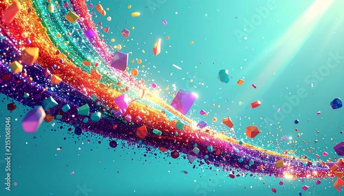 abstract rainbow background