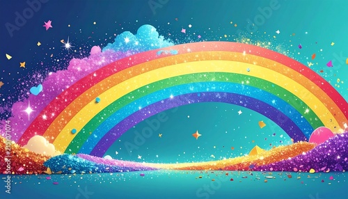 abstract rainbow background