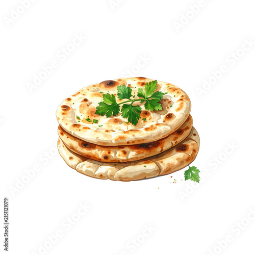 Freshly made homemade tortillas stacked in layers.