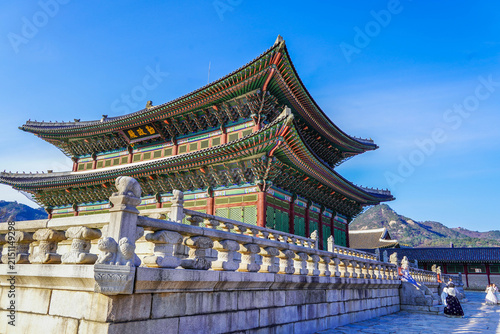 Injeongjeon Hall In Changdeokgung Palace Seoul Korea