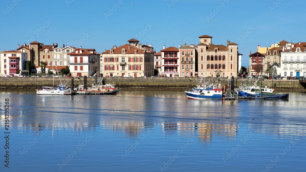 Fototapeta premium Saint-Jean de Luz, Pyrénées Atlantique, Pays Basque, France